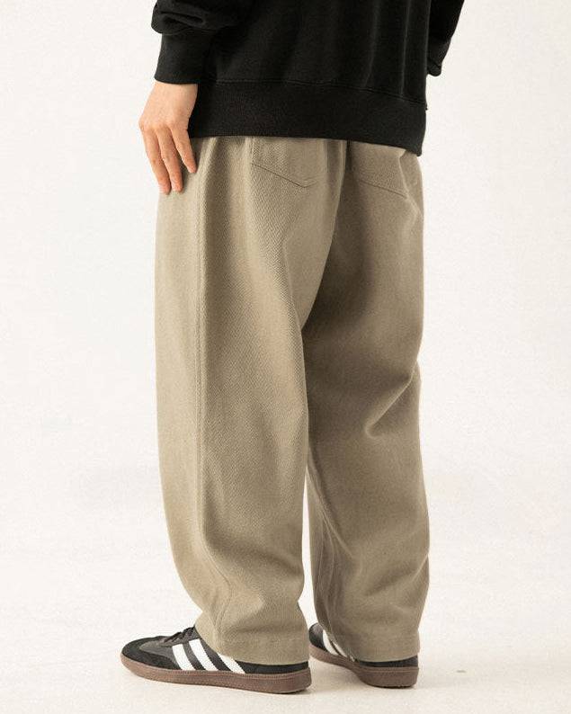 The Twill Ease Draped Trousers