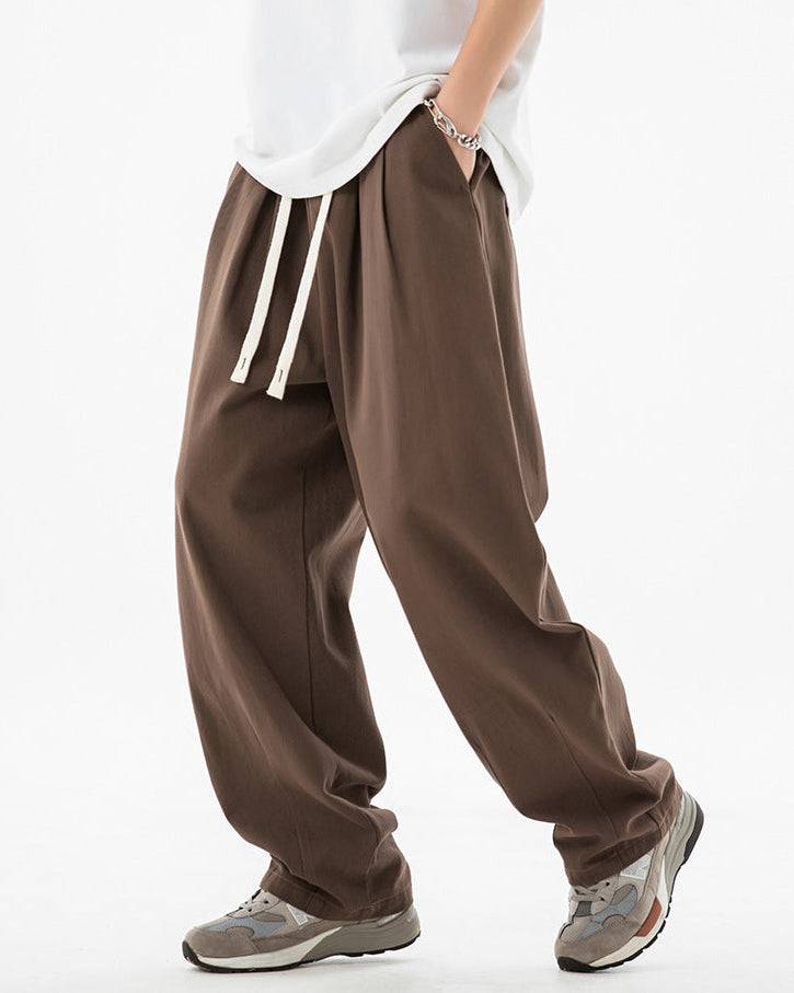 The Drift Pleated Cotton Trousers