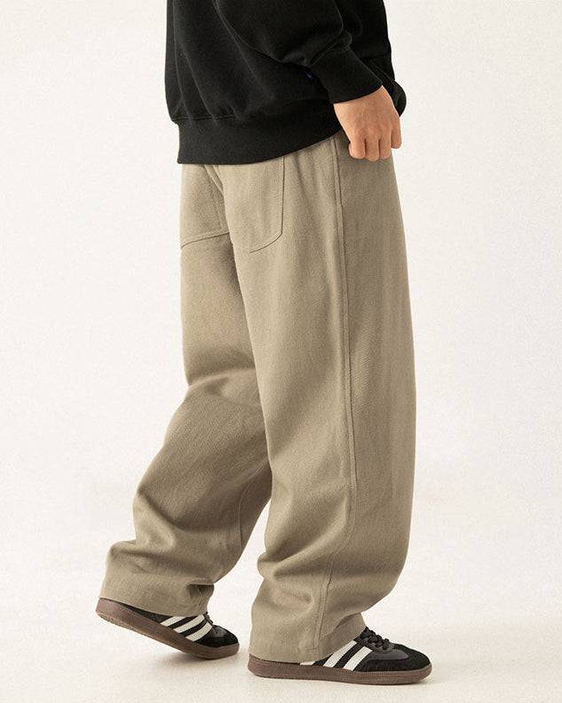 The Twill Ease Draped Trousers