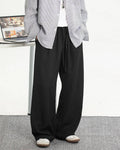 The Airlume Draped Straight Trousers