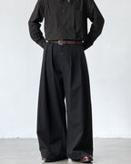 Refined Wool Pleated Trousers