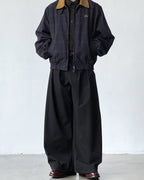 Refined Wool Pleated Trousers