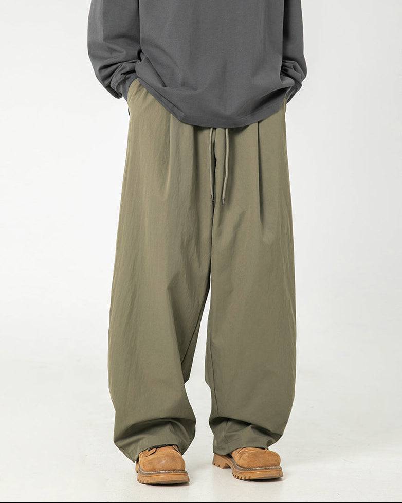 The Contour Pleat Drawstring Trousers