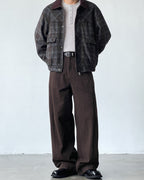 Slate Relaxed Cotton Trousers