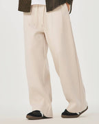 Relaxed Fit Wide-Leg Joggers