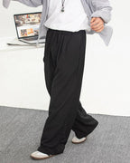 The Airlume Draped Straight Trousers