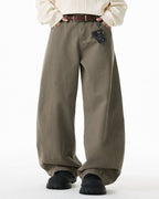 The Contour Split Cotton Jeans