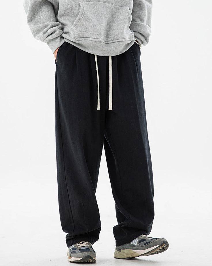 The Drift Pleated Cotton Trousers