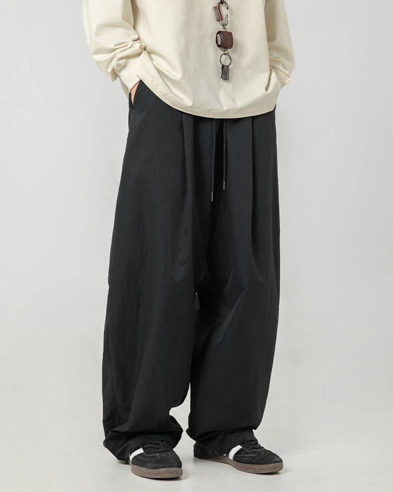 The Contour Pleat Drawstring Trousers