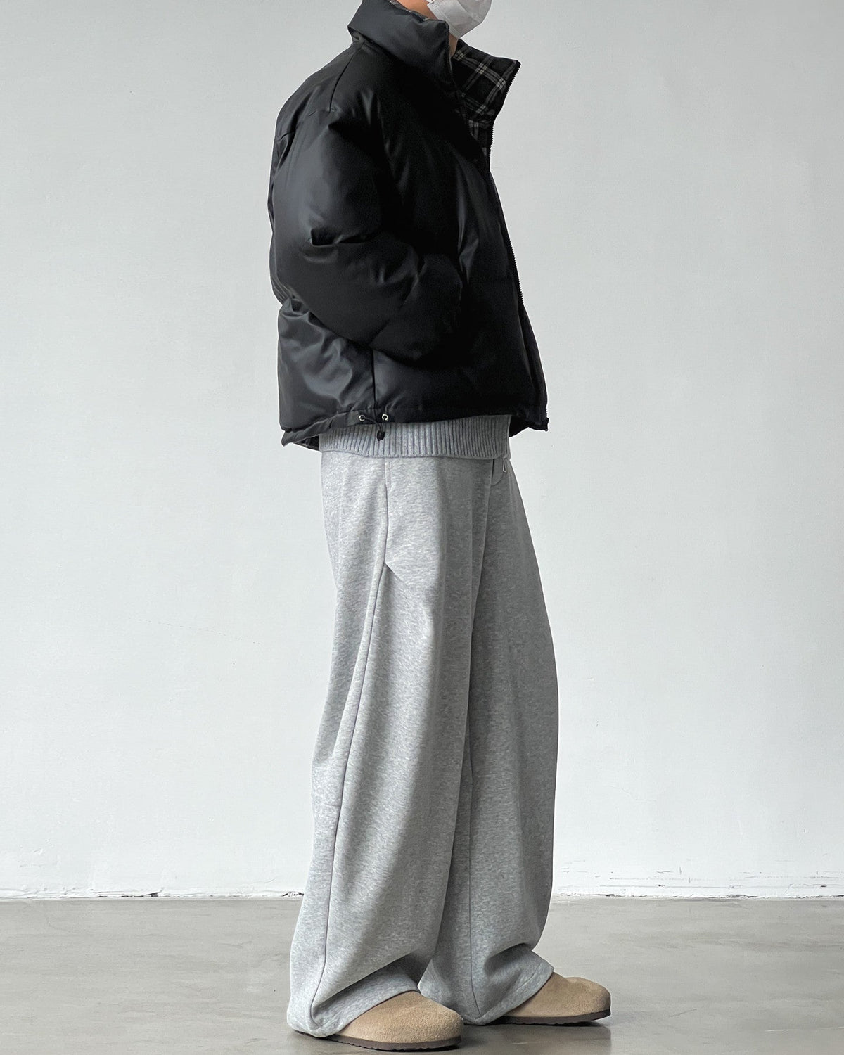 Cotton Fleece Wide Sweat Pant