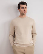 Beige Crewneck Sweater - Tour&Tate