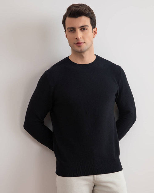 Black 18mil Crewneck Sweater - Tour&Tate