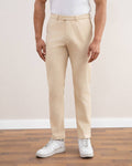 Beige Straight-Fit Winter Pants - Tour&Tate