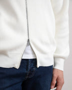 Panama English Rib Full Zip Cardigan - Tour&Tate