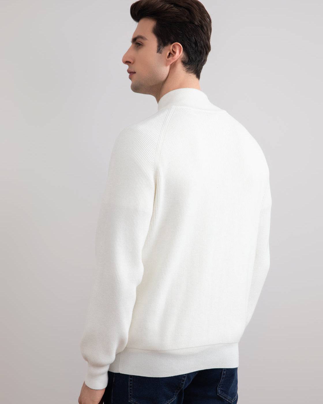 Panama English Rib Full Zip Cardigan - Tour&Tate