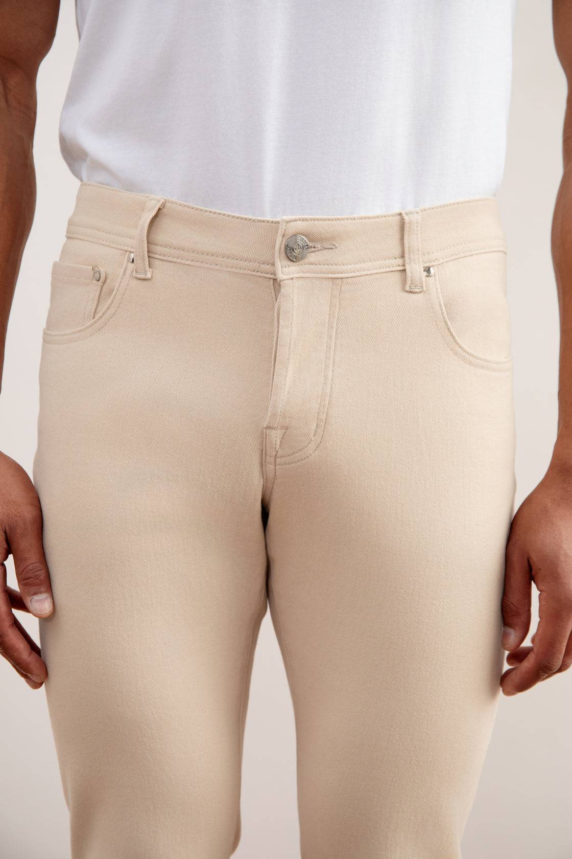 Sand Stretch Five-pockets Jeans - Tour&Tate