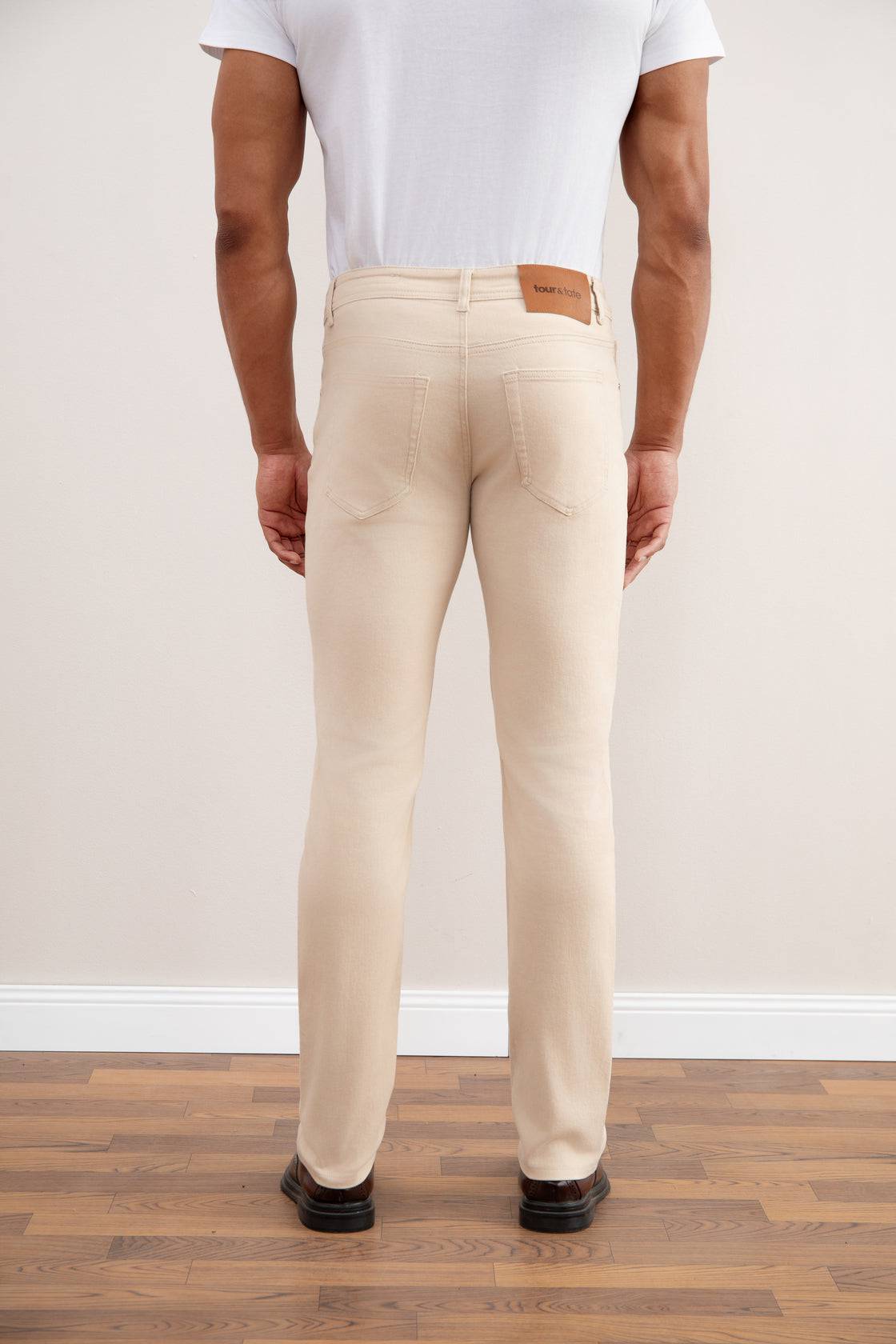 Sand Stretch Five-pockets Jeans - Tour&Tate