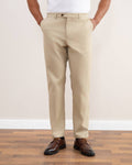 Beige Straight-Fit Chino - Tour&Tate