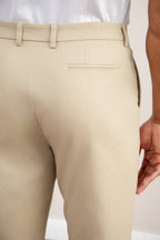 Beige Straight-Fit Chino - Tour&Tate