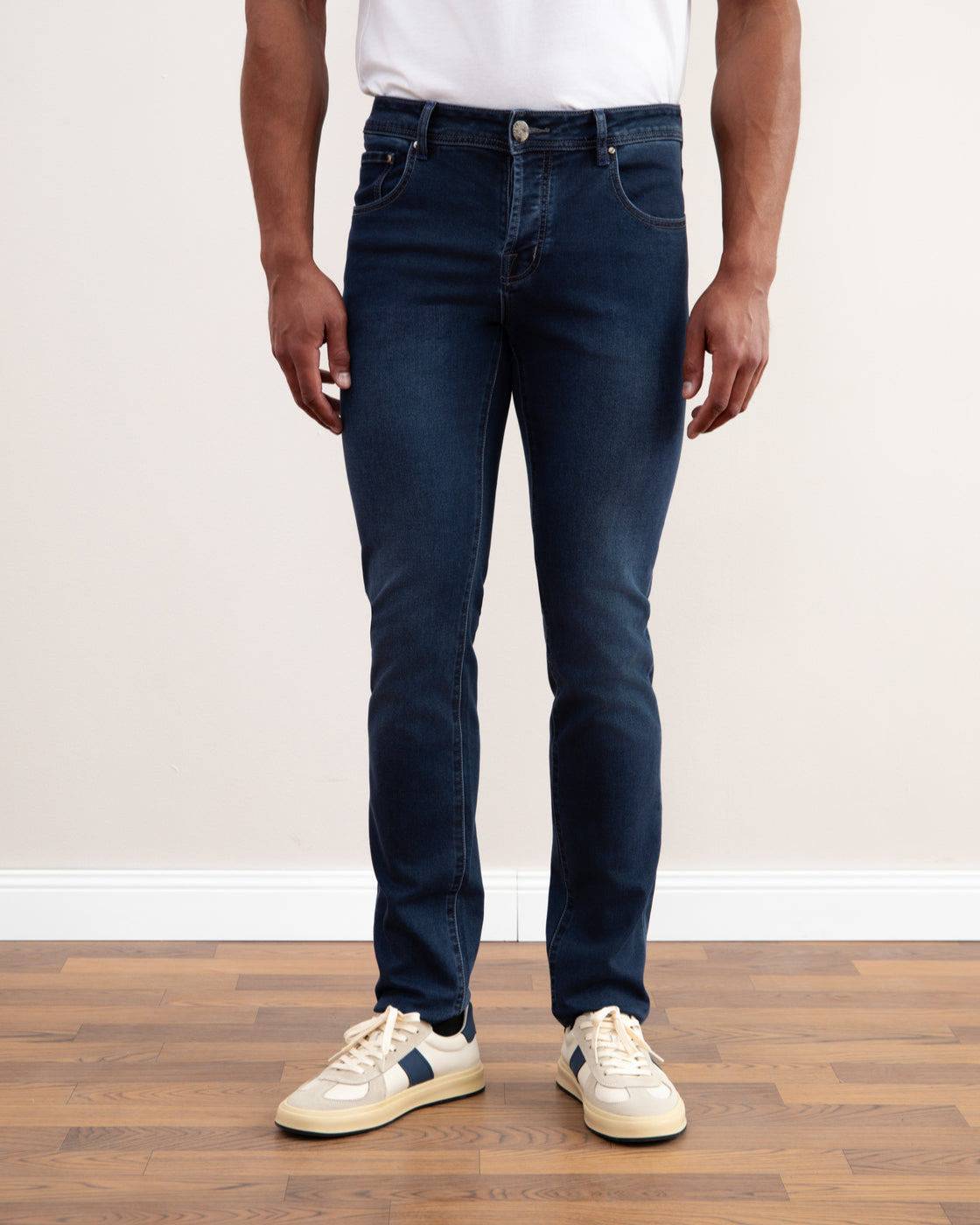 Navy Wash Slim-fit Jeans - Tour&Tate