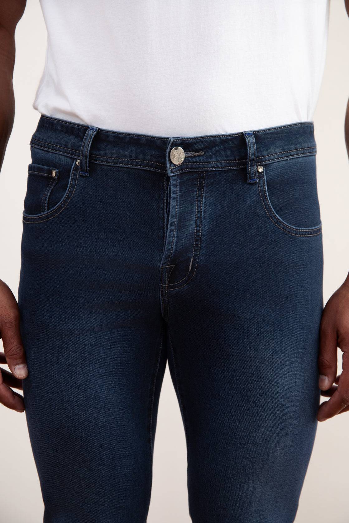 Navy Wash Slim-fit Jeans - Tour&Tate