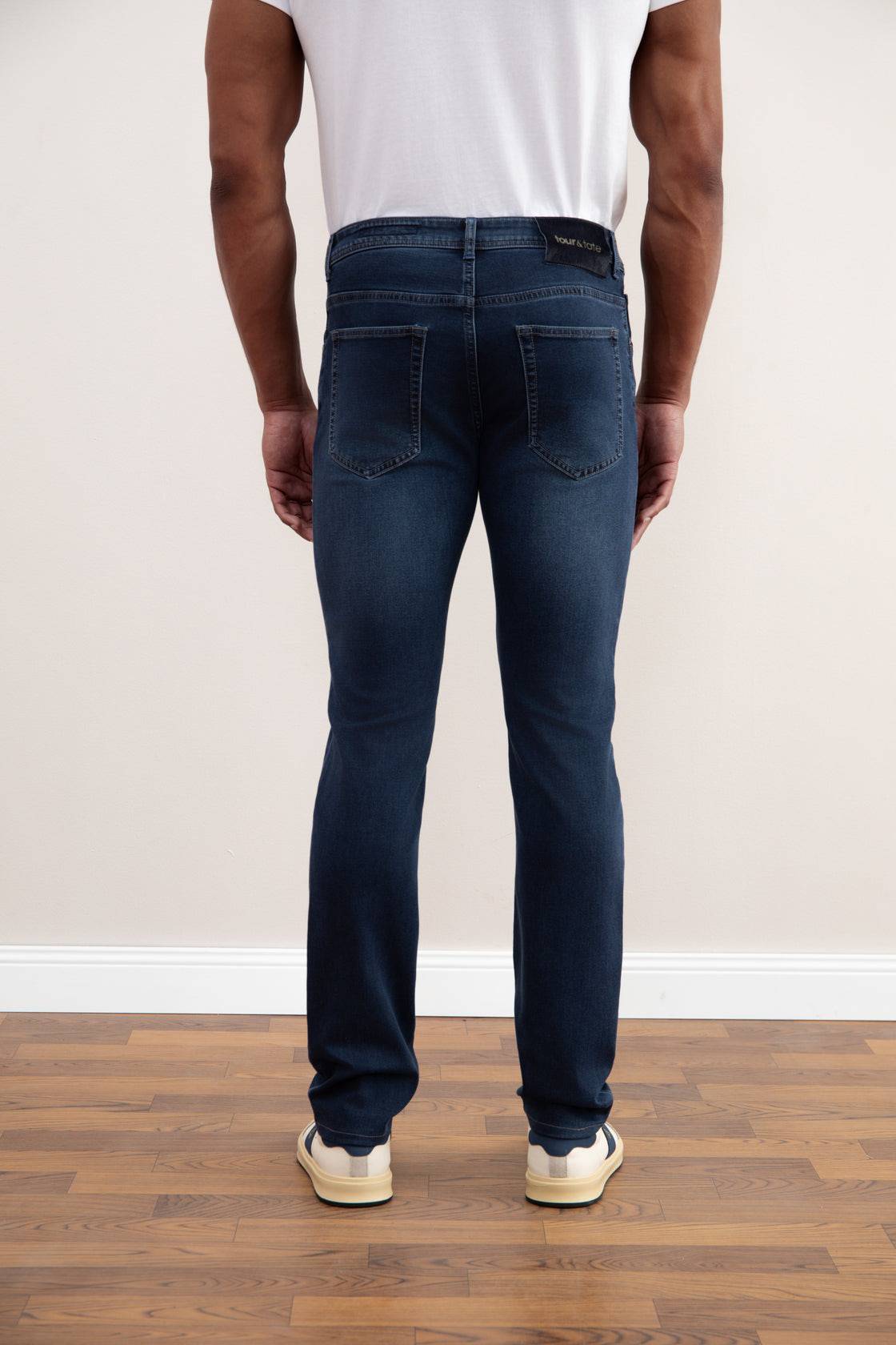 Navy Wash Slim-fit Jeans - Tour&Tate