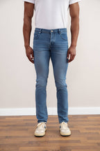 Light Blue Wash Slim-fit Jeans - Tour&Tate
