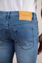Light Blue Wash Slim-fit Jeans - Tour&Tate