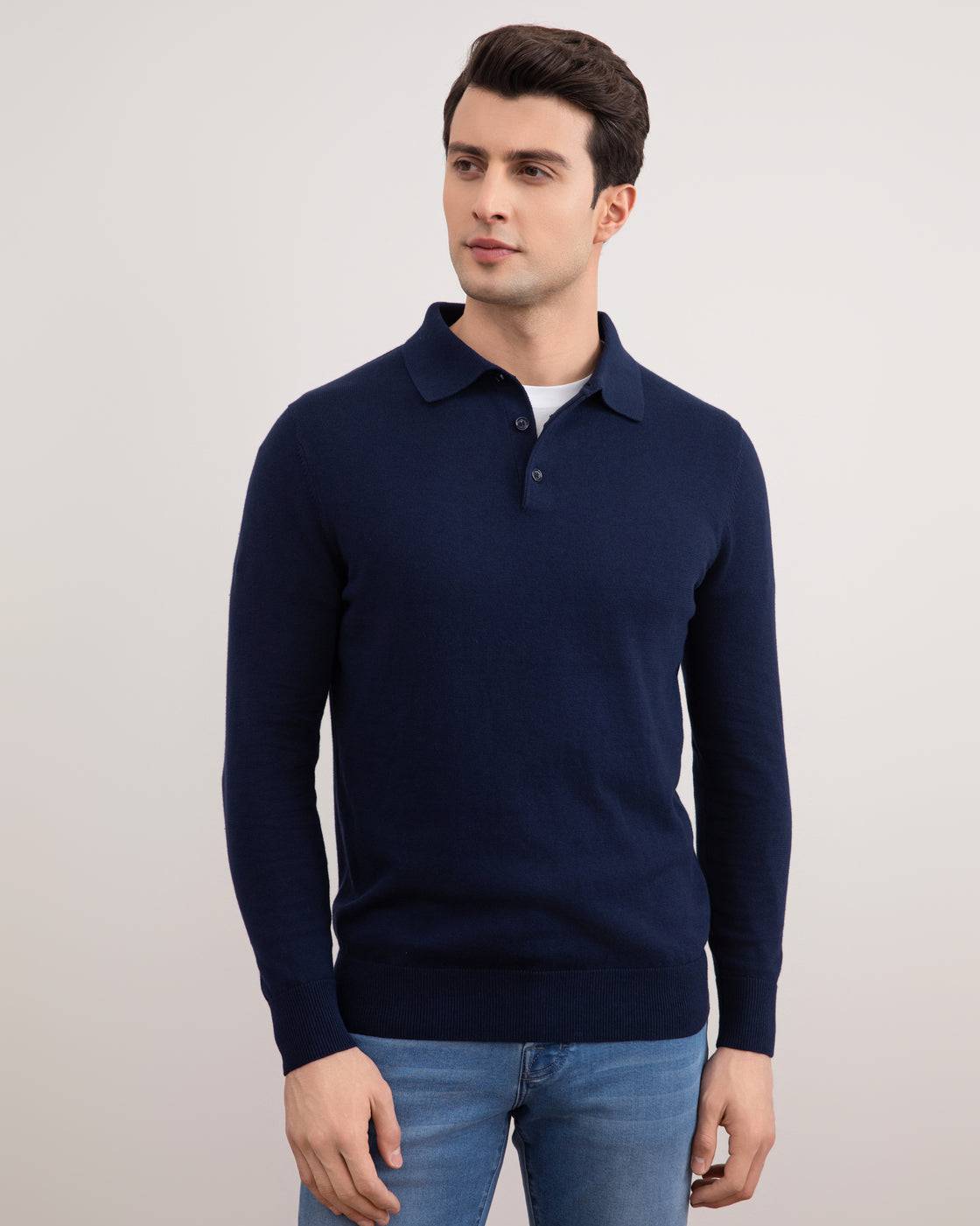 Navy Classic Polo Shirt - Tour&Tate