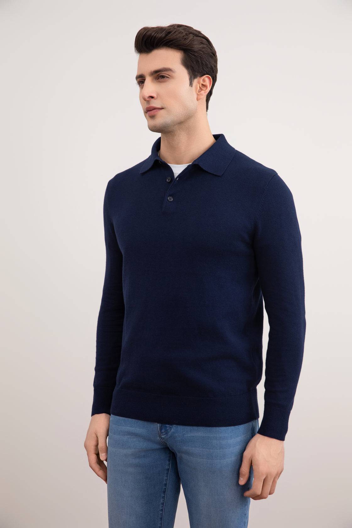 Navy Classic Polo Shirt - Tour&Tate