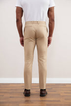 Tan Straight-Fit Chino - Tour&Tate