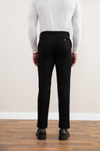 Black Straight-Fit Winter Pants - Tour&Tate