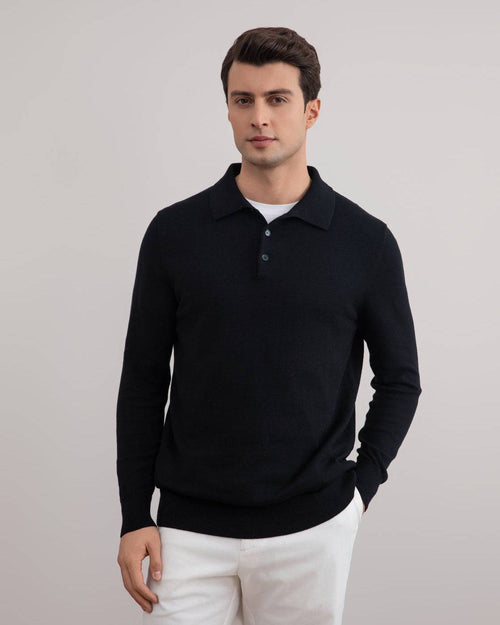Black Classic Polo Shirt - Tour&Tate