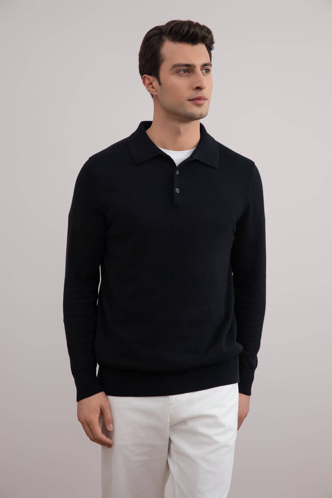 Black Classic Polo Shirt - Tour&Tate