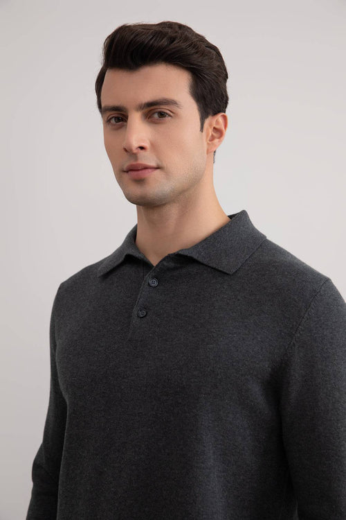 Charcoal Classic Polo Shirt - Tour&Tate