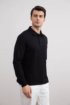 Black Jersey Polo Shirt - Tour&Tate