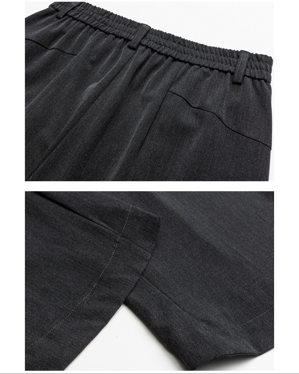Refined Wool Pleated Trousers
