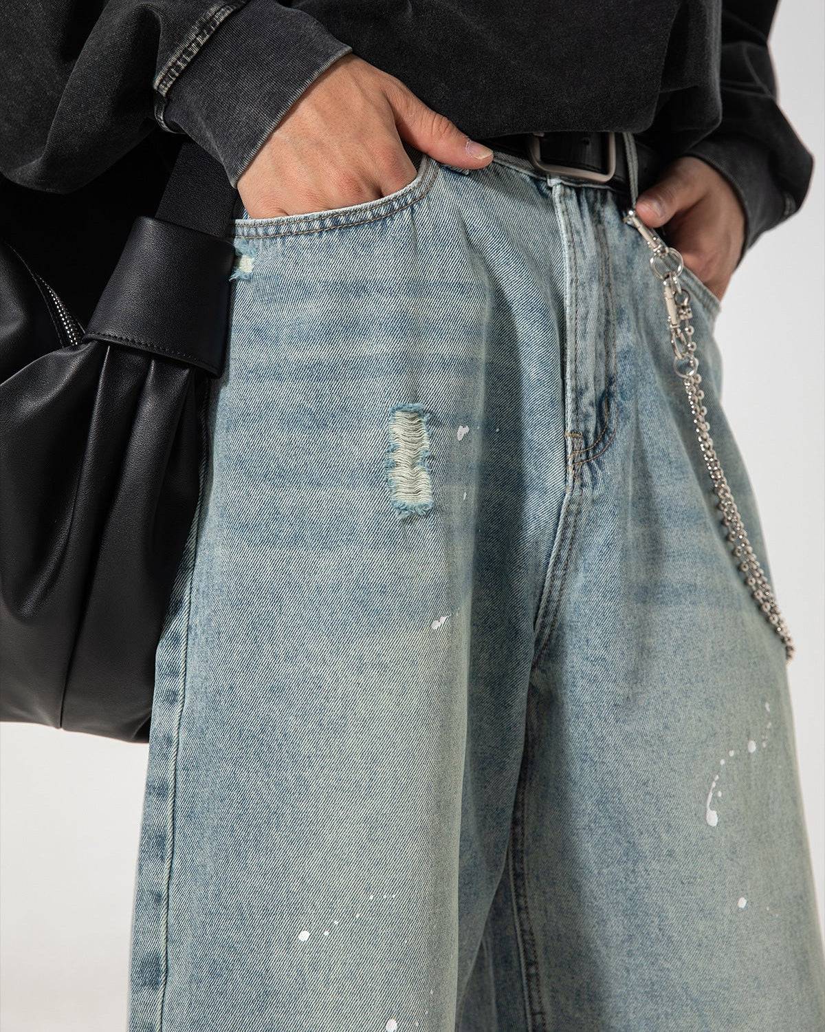The Inkflow Washed Denim Jeans