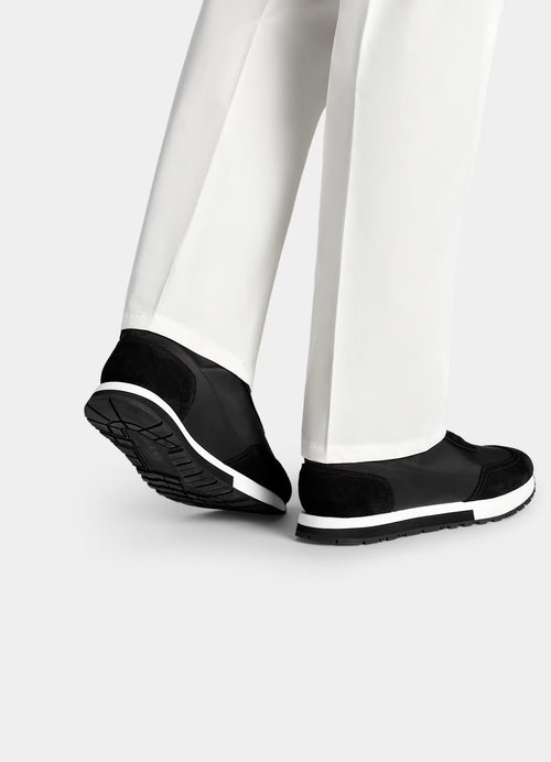 Calf Suede & Mesh