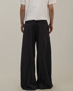 Wide Draped Tailored Trousers