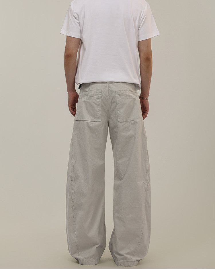 Cotton Twill Utility Cargo Pants