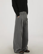 Relaxed Fit Pleated Trousers