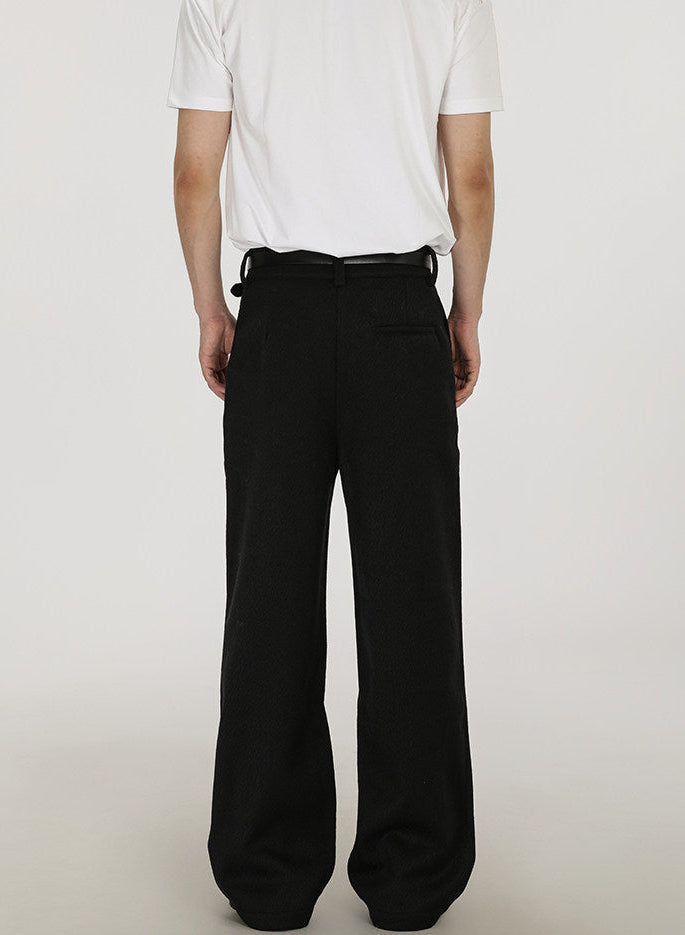 Tailored Herringbone Trousers