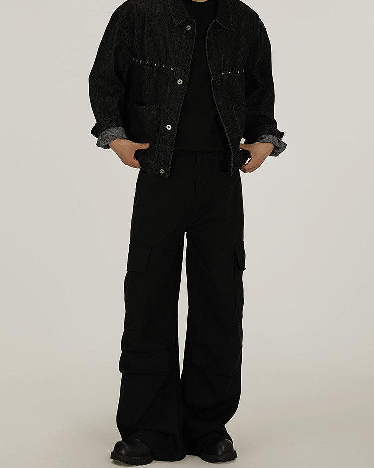 Cotton Twill Cargo Pants