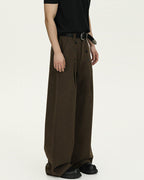 Wool Wide-Leg Trousers