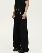 Wool Wide-Leg Trousers