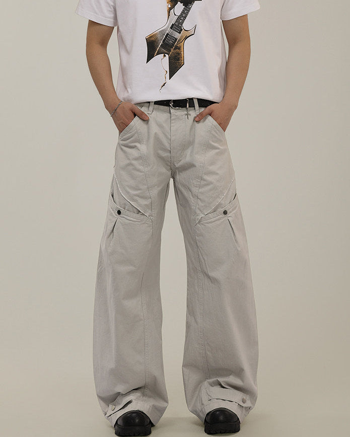Cotton Twill Utility Cargo Pants