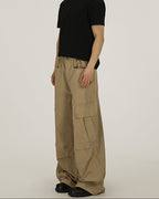 Cotton Twill Cargo Pants