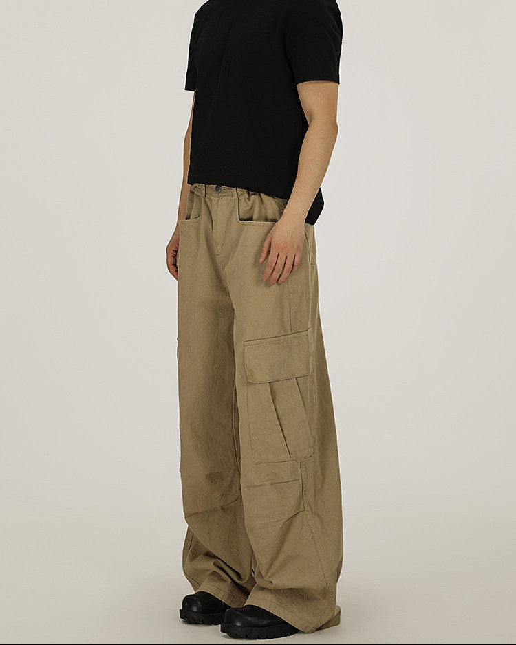 Cotton Twill Cargo Pants
