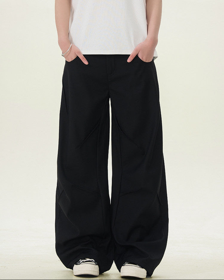 Minimalist Cotton Blend Pants